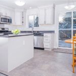 table and chairs for a small kitchen interior photo