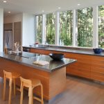 window sill-table in a large kitchen