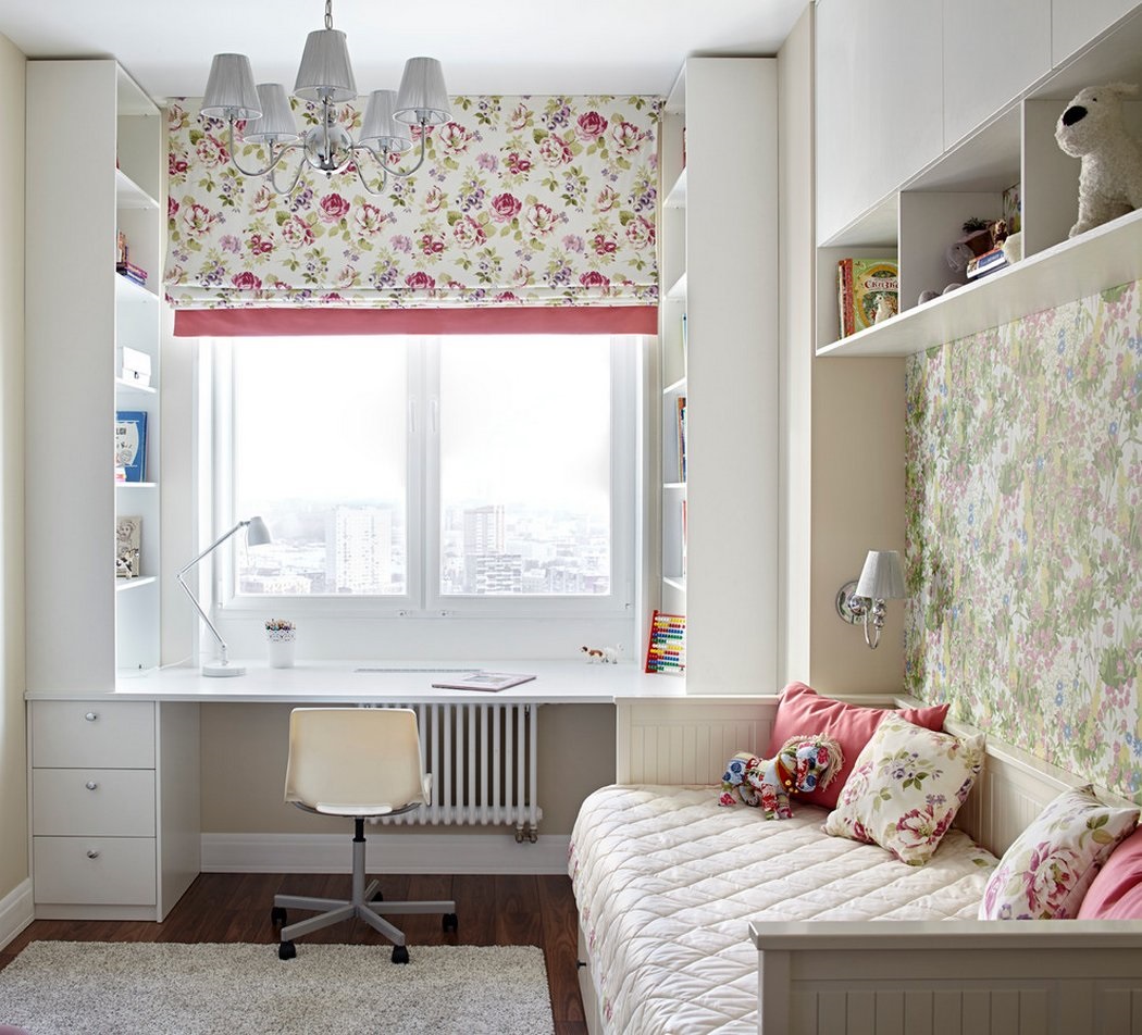 children's table on the windowsill