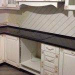 black stone countertop