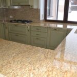 beige stone countertop