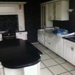 black stone countertop