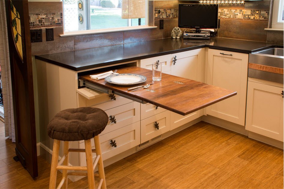 tables and chairs for a small kitchen photo decoration