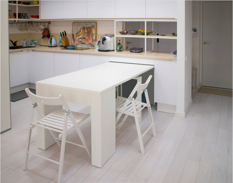 tables and chairs for a small kitchen design photo