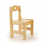 adjustable children's chair small made of wood