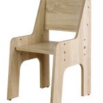 chaise d'enfant réglable en bois