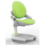 chaise enfant réglable gris avec vert