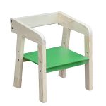 chaise enfant réglable vert petit