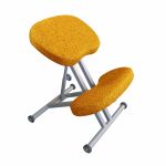 chaise enfant réglable jaune doux