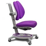 chaise enfant réglable double violet