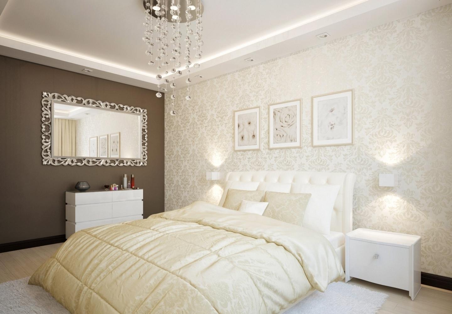 chambre lumineuse avec des idées de design de meubles légers