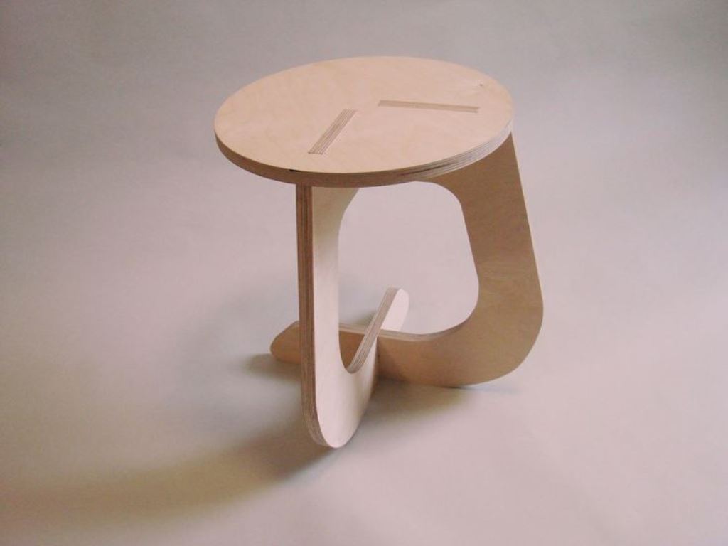 plywood stool