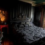 exemple d'une chambre gothique sombre