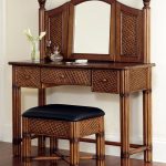 wicker dressing table