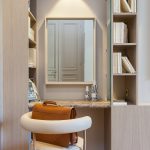 dressing table in the closet