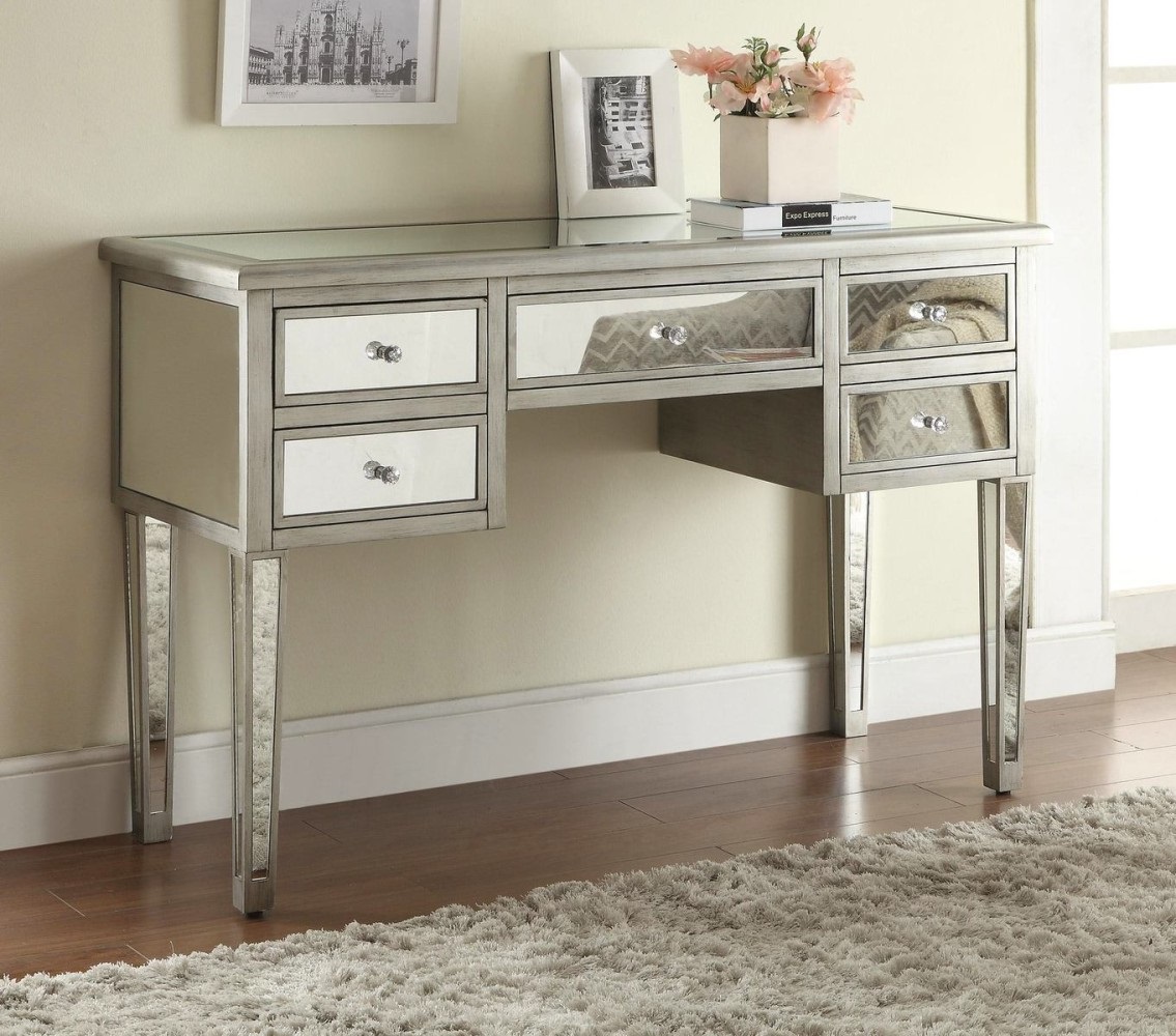 dressing table without mirror in the living room