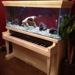 piano aquarium stand