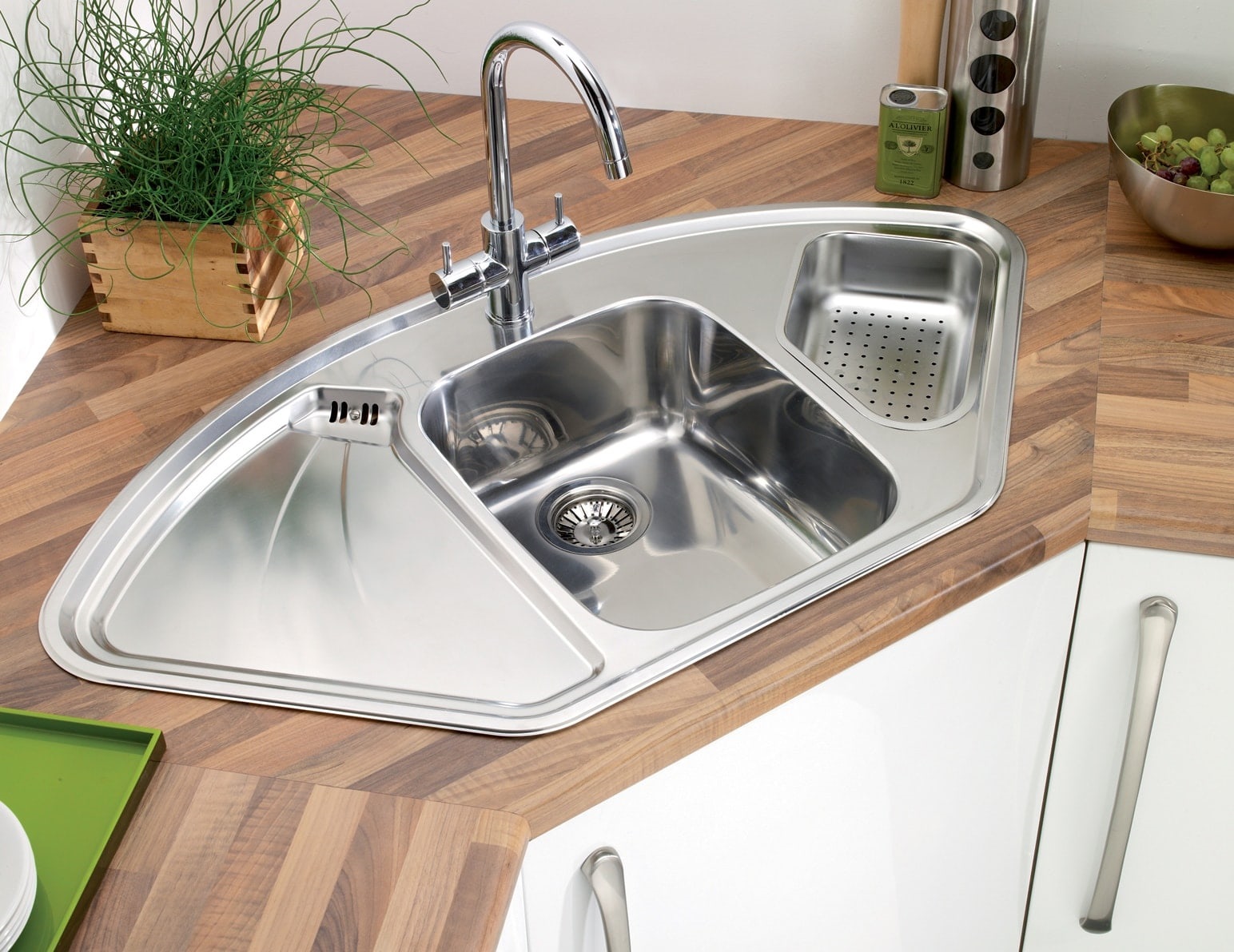 trapezoidal sink cabinet