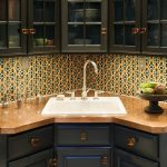 black sink cabinet