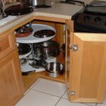 cabinet under the sink for the kitchen interior photo