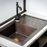 kitchen sink cabinet photo decoration