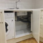 sink cabinet with washing machine