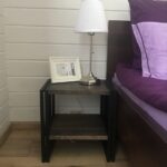 dark bedside table