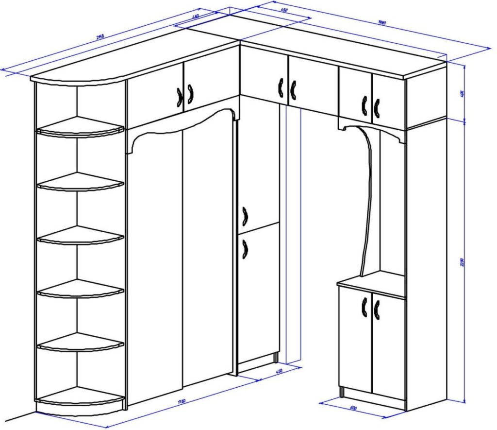 Dessin d'armoire