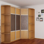 armoire d'angle en aulne