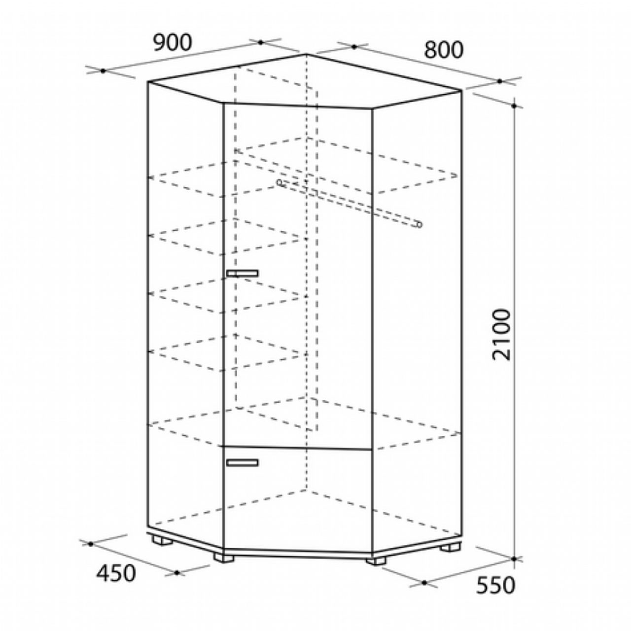 corner cabinet diagram