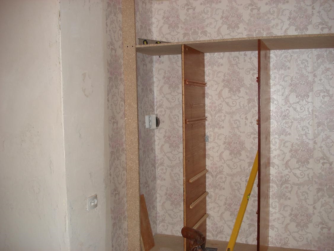 placement of the built-in wardrobe