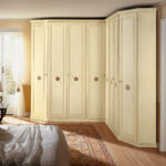 corner wardrobe light beige