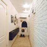 narrow hallway in Khrushchev interior ideas