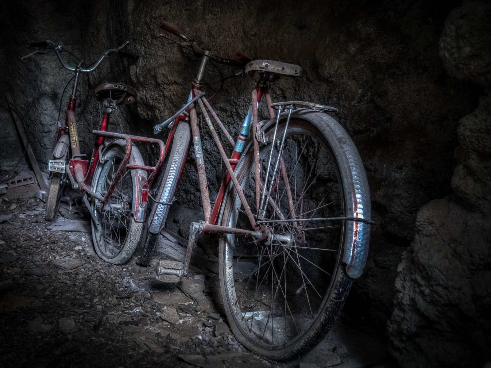 vélo au sous-sol