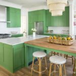 light green kitchen