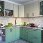 mint green kitchen