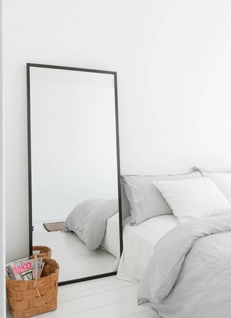 Mirror in the bedroom