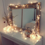 backlit mirror photo decor