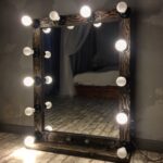 backlit mirror photo decor