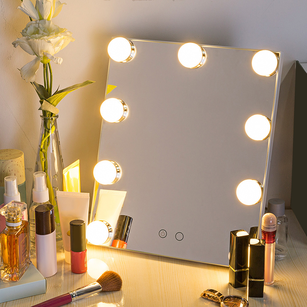 backlit mirror photo ideas