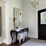 hallway mirror with candlestick