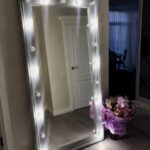 mirror in the hallway with illumination