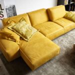 yellow sofa