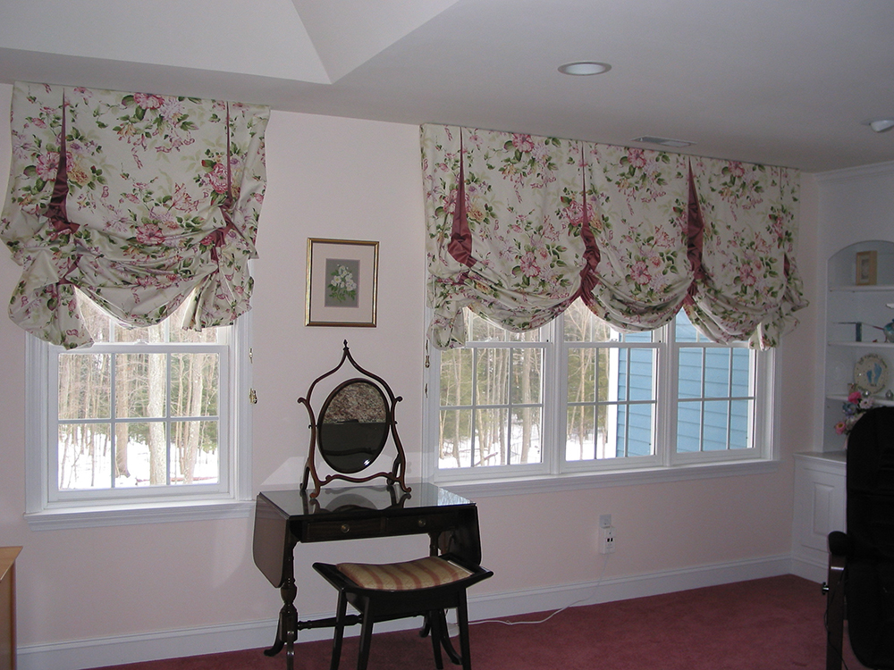 Austrian curtains for living room provence