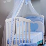 baby canopy blue with heart