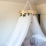 baby canopy with roses