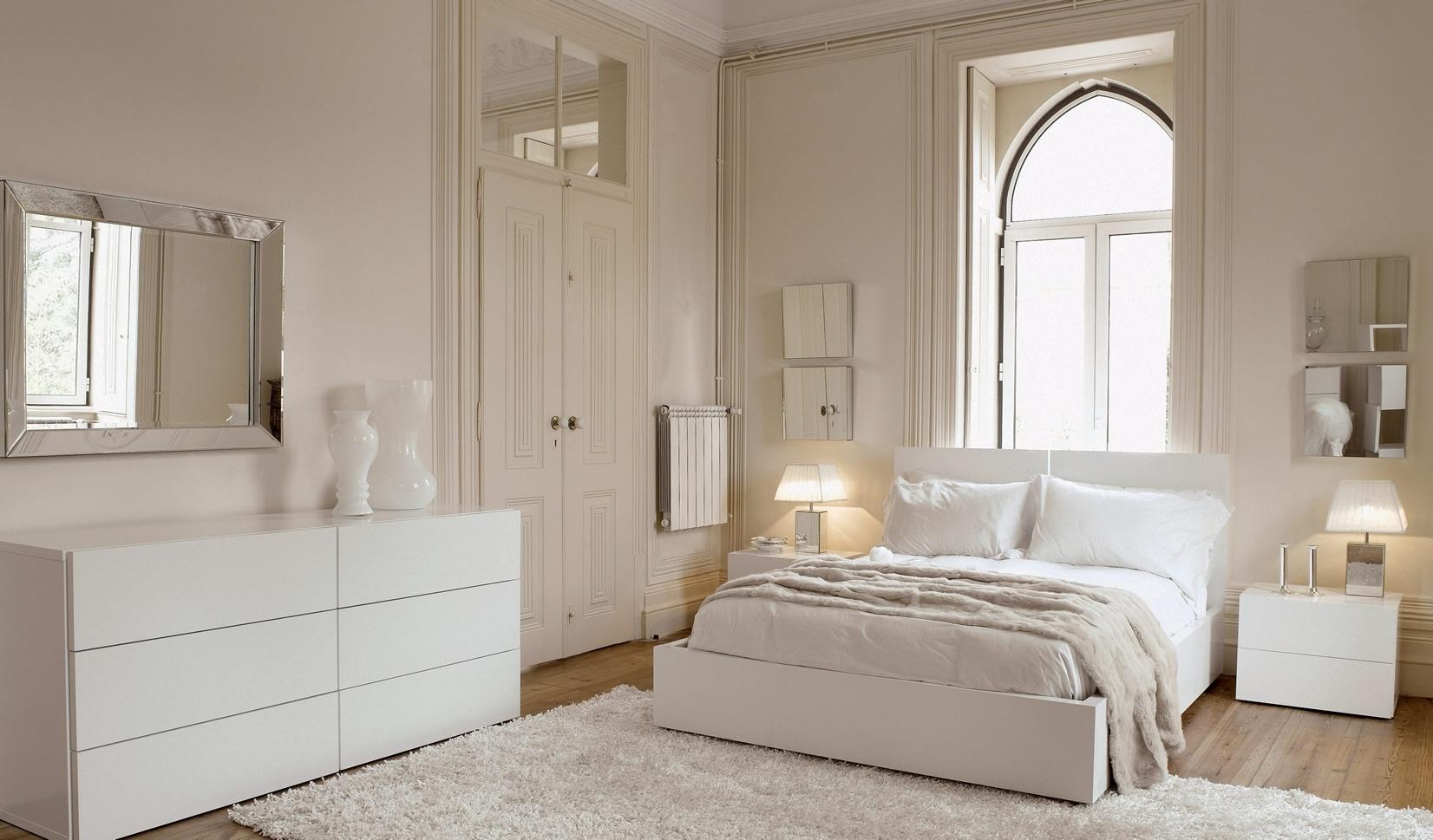 white furniture in the bedroom