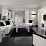 white furniture with black