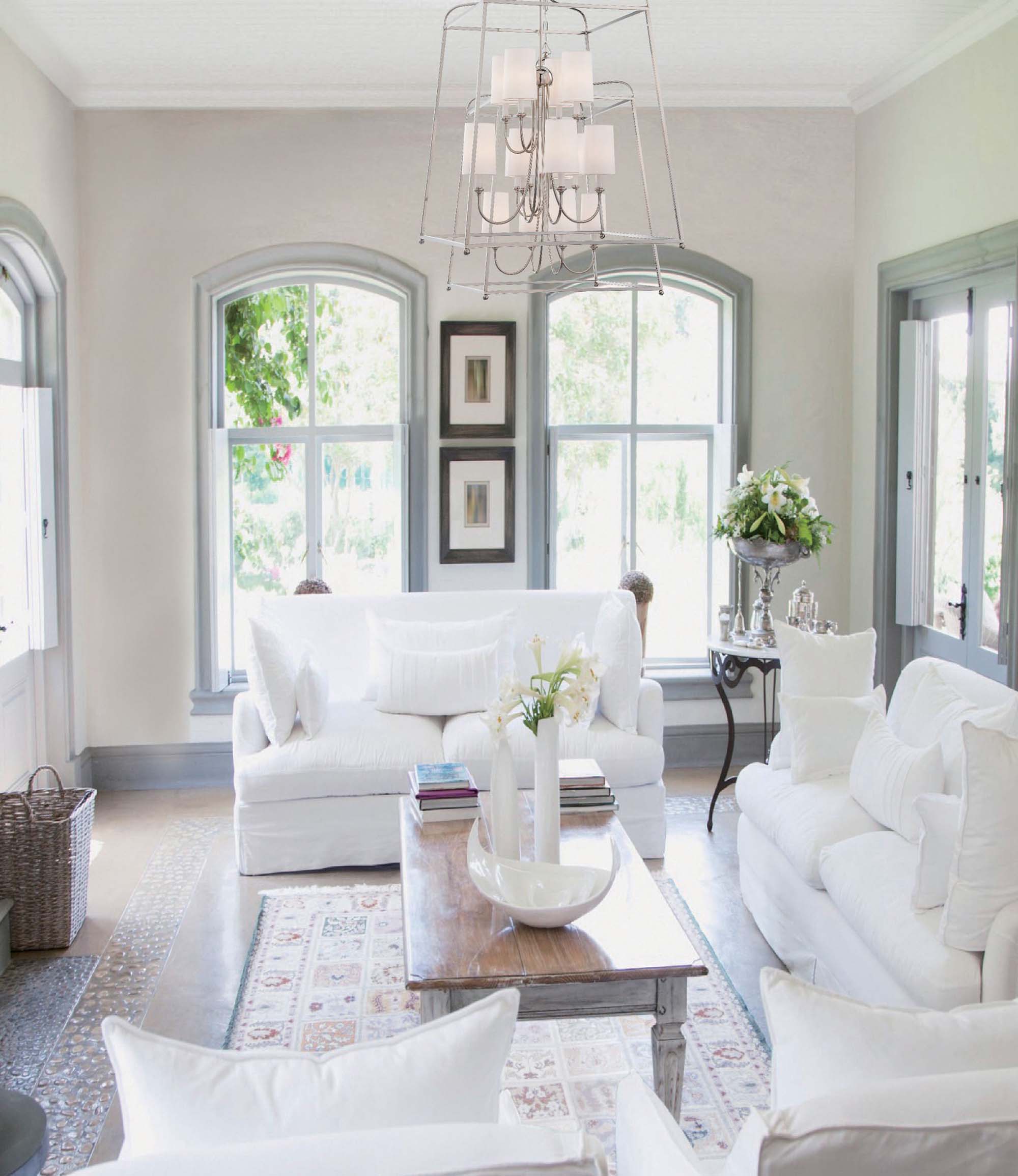 airy white interior