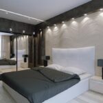 strict white bedroom